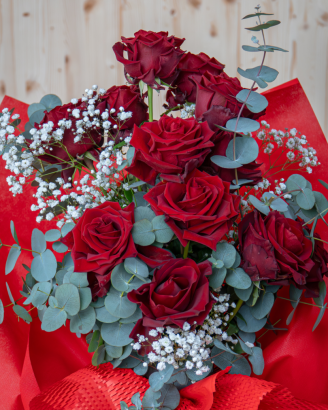 Fascio di Rose Rosse | Pensiero Fiorito
